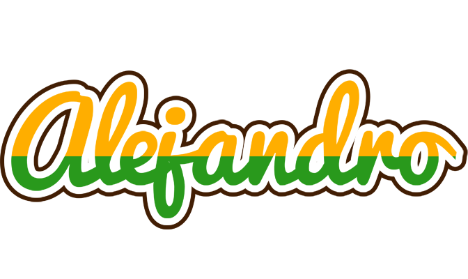 Alejandro banana logo