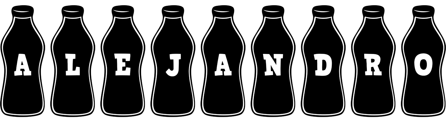 Alejandro bottle logo