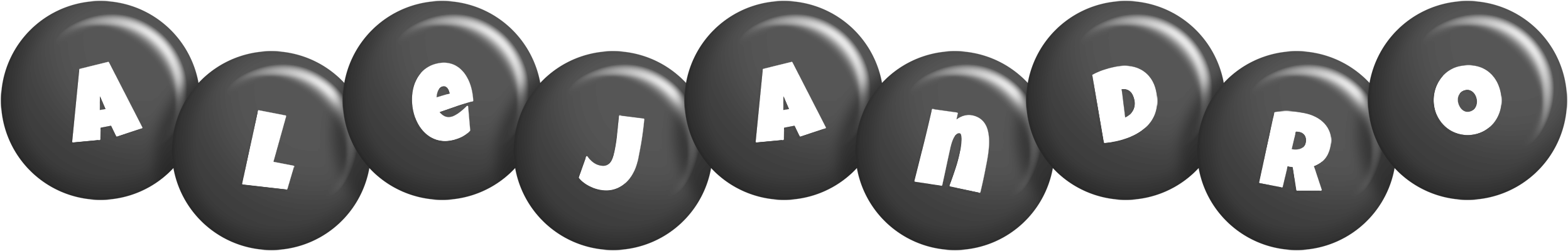 Alejandro candy-black logo