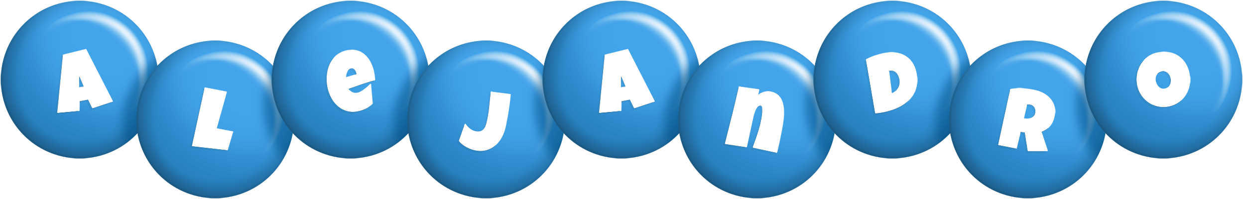 Alejandro candy-blue logo