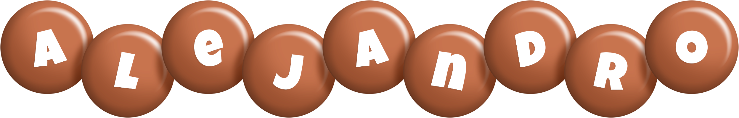 Alejandro candy-brown logo