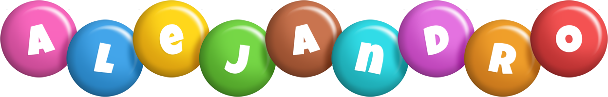 Alejandro candy logo