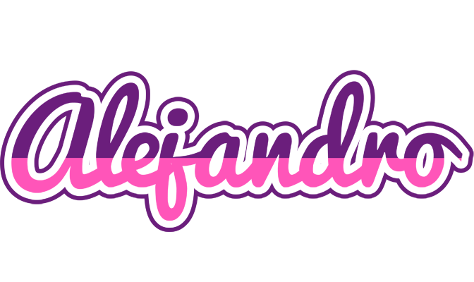 Alejandro cheerful logo
