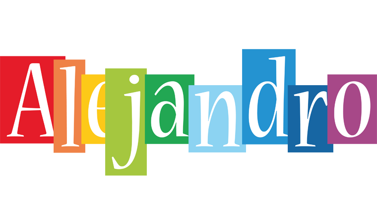 Alejandro colors logo