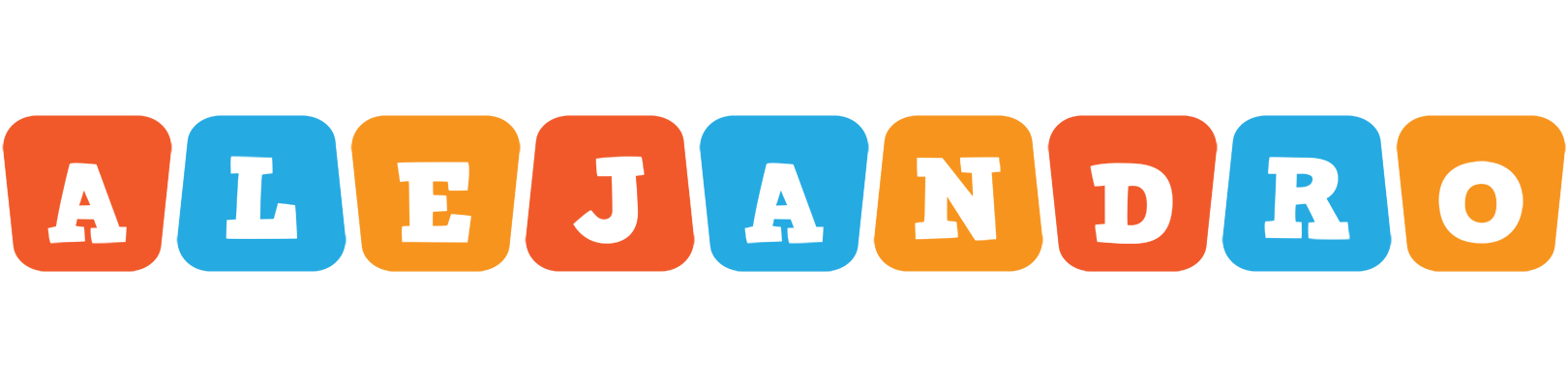Alejandro comics logo