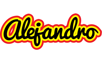 Alejandro flaming logo