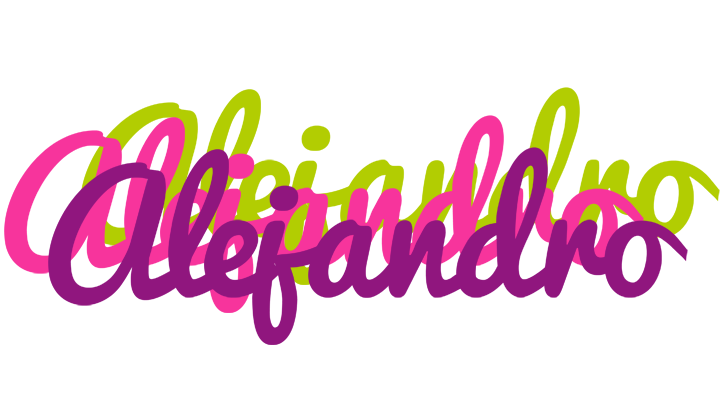 Alejandro flowers logo