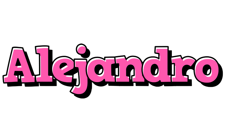 Alejandro girlish logo