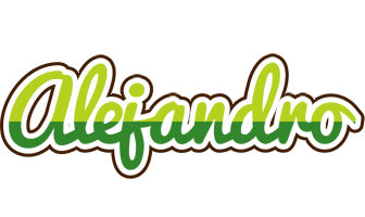 Alejandro golfing logo