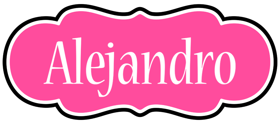 Alejandro invitation logo