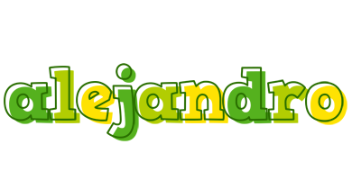 Alejandro juice logo