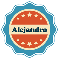 Alejandro labels logo