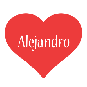 Alejandro love logo