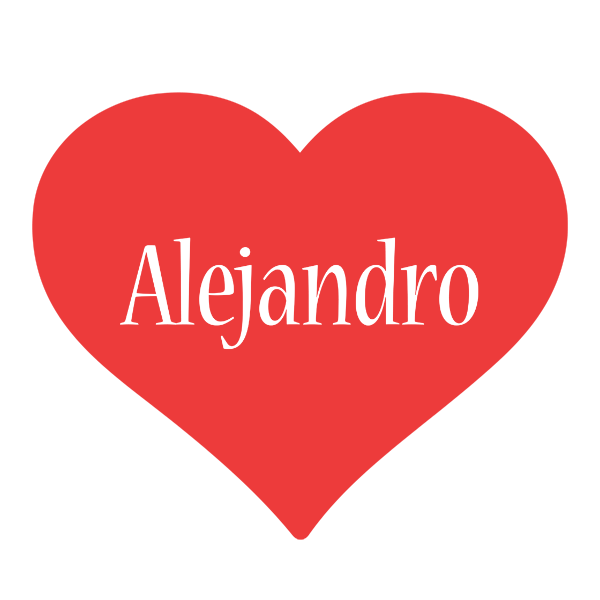 Alejandro love logo