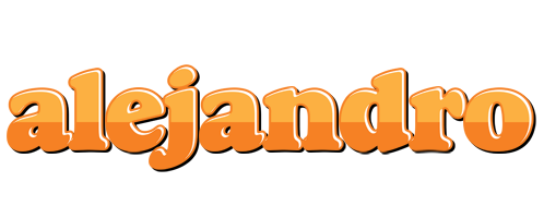 Alejandro orange logo