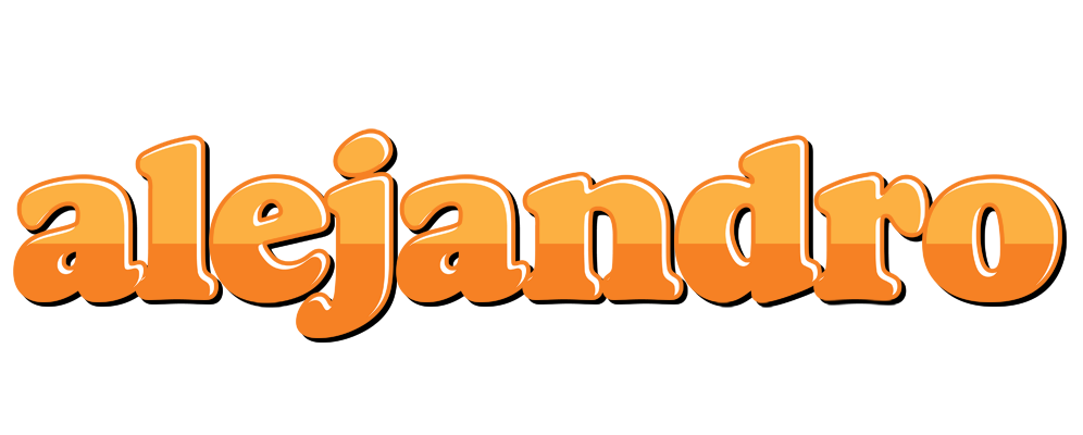 Alejandro orange logo