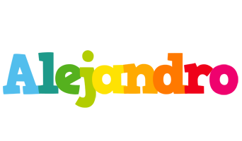 Alejandro rainbows logo