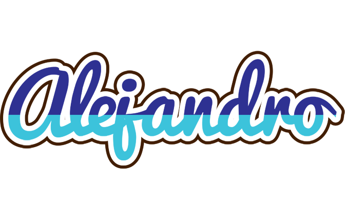 Alejandro raining logo