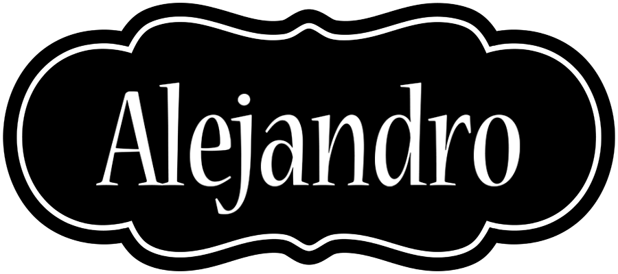 Alejandro welcome logo