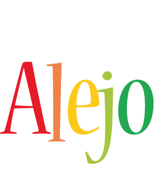 Alejo birthday logo