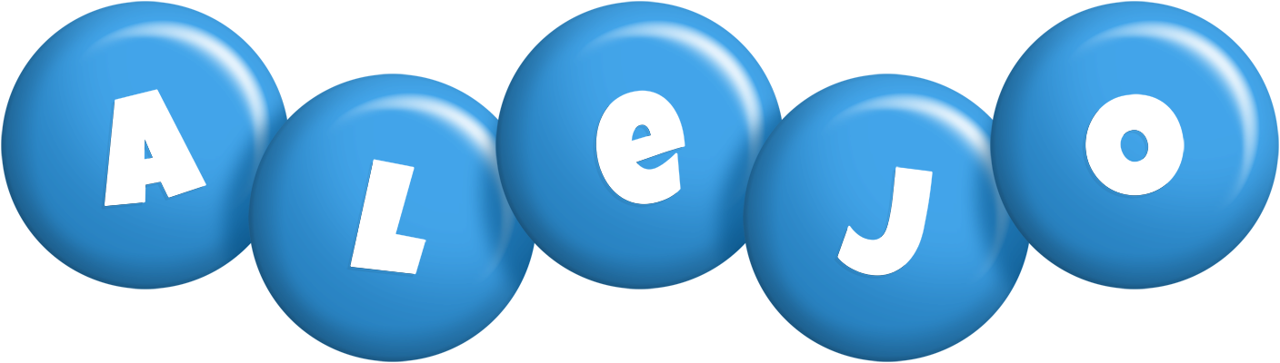 Alejo candy-blue logo
