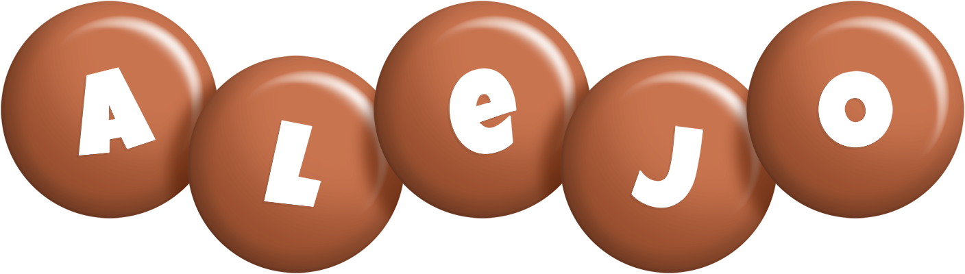 Alejo candy-brown logo