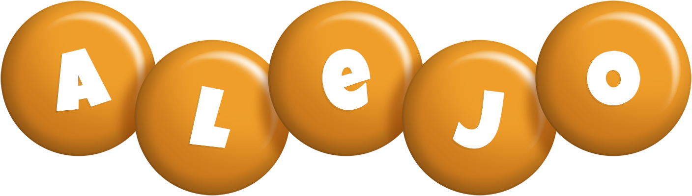 Alejo candy-orange logo
