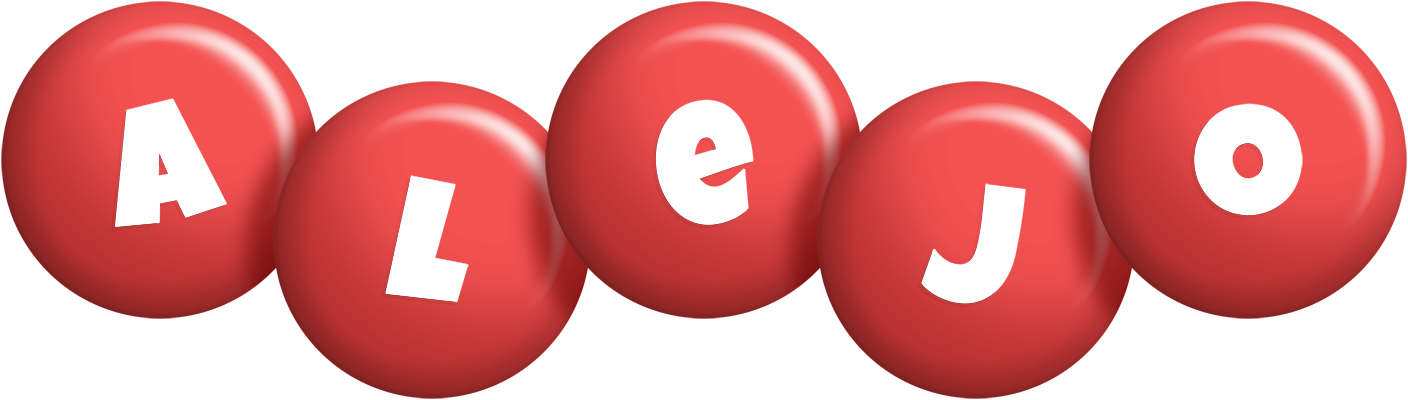 Alejo candy-red logo