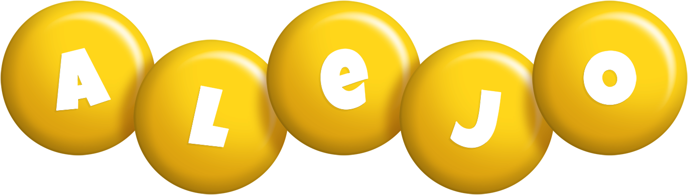 Alejo candy-yellow logo