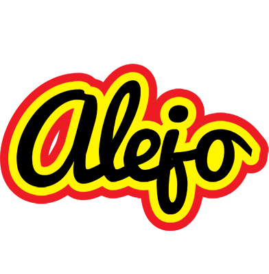 Alejo flaming logo