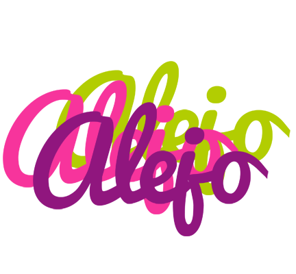 Alejo flowers logo