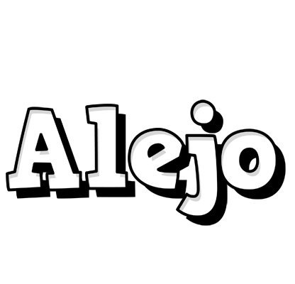 Alejo snowing logo