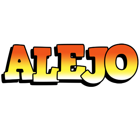 Alejo sunset logo