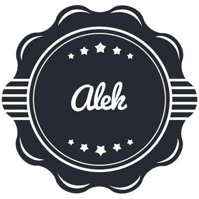 Alek badge logo