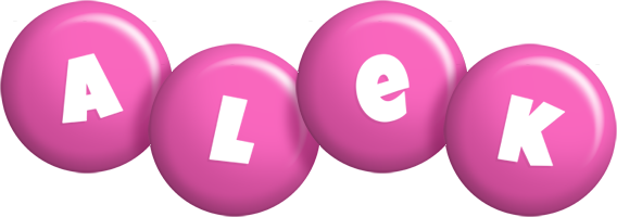 Alek candy-pink logo