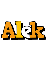 Alek cartoon logo