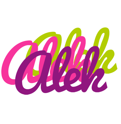 Alek flowers logo