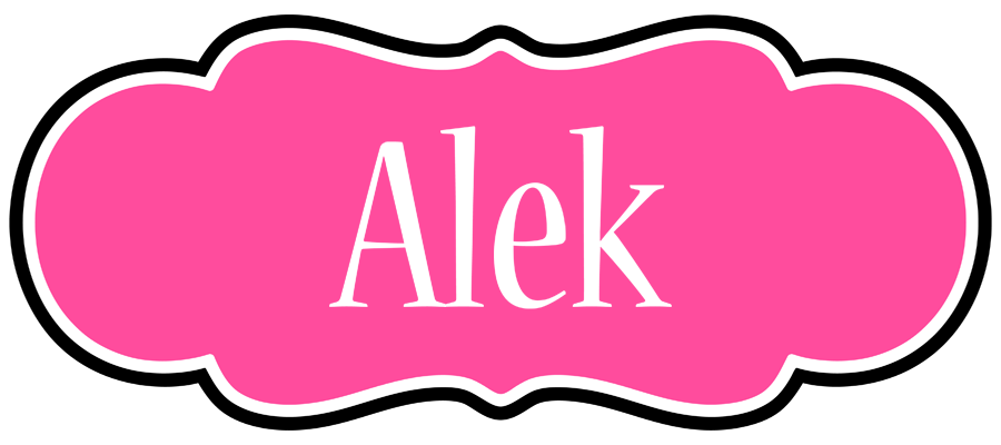 Alek invitation logo