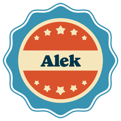 Alek labels logo