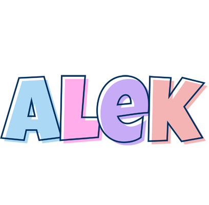 Alek pastel logo