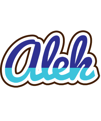 Alek raining logo