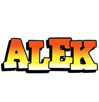 Alek sunset logo