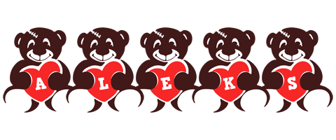 Aleks bear logo