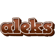 Aleks brownie logo