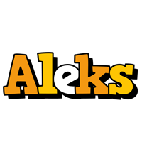 Aleks cartoon logo