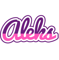 Aleks cheerful logo