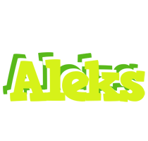 Aleks citrus logo
