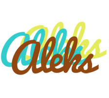 Aleks cupcake logo