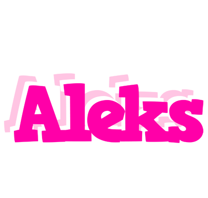 Aleks dancing logo