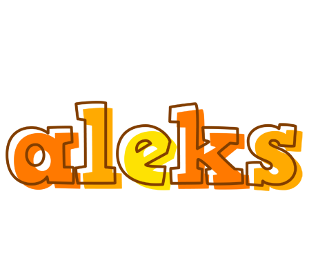 Aleks desert logo